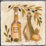 Decor provance rustic оливки-3 20x20 Декор из натурального травертина 